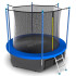 Батут Evo Jump Internal 8ft Lowernet синий + сетка