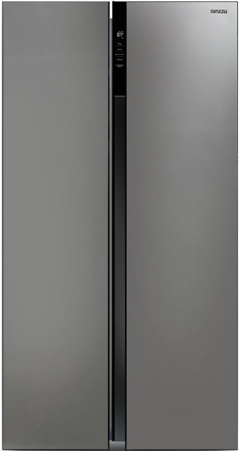 Холодильник Side by Side Ginzzu NFI-5212 Dark grey