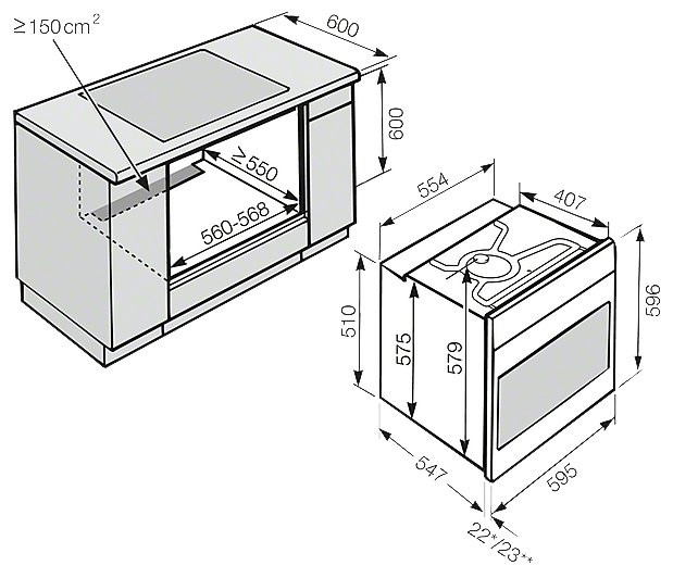 Духовой шкаф Miele H 2265 BP Active EDST/CLST