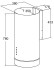 Вытяжка Meferi TUBE35WH COMFORT Вытяжка Meferi TUBE35WH COMFORT