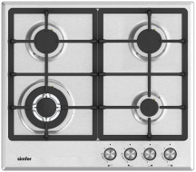 Газовая варочная панель Simfer H60V41M525, нержавеющая сталь