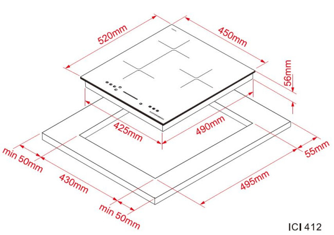 Варочная панель Kuppersberg ICI 412