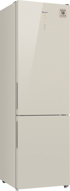Холодильник Weissgauff WRK 2000 D Full NoFrost Inverter Beige Glass Холодильник Weissgauff WRK 2000 D Full NoFrost Inverter Beige Glass