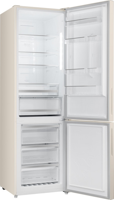 Холодильник Weissgauff WRK 2000 D Full NoFrost Inverter Beige Glass Холодильник Weissgauff WRK 2000 D Full NoFrost Inverter Beige Glass