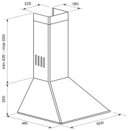 Каминная вытяжка Kuppersberg ONDA 60 BB Каминная вытяжка Kuppersberg ONDA 60 BB