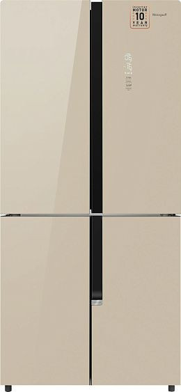 Холодильник WEISSGAUFF WCD 450 BEG NoFrost Inverter