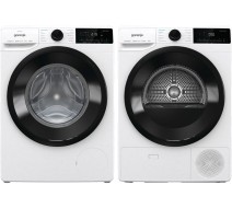 Комплект стиральная и сушильная машина Gorenje WNA84ACIS + DNA82