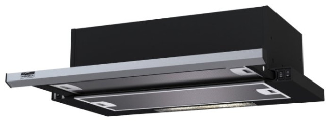 Встраиваемая вытяжка Krona Kamilla slim 1M 600 black/inox