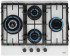 Встраиваемая газовая варочная панель Delonghi Gabriella 6 GW IM Встраиваемая газовая варочная панель Delonghi Gabriella 6 GW IM