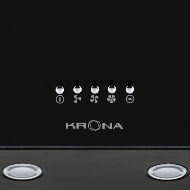 Каминная вытяжка Krona Helga 600 black PB