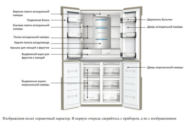 Холодильник EVELUX FSMD 4502 X