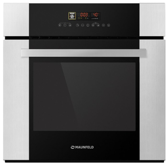 Электрический духовой шкаф MAUNFELD DP04-S Black Glass