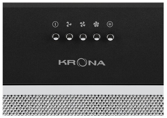 Встраиваемая вытяжка Krona Ambra 600 Black PB