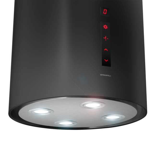 Каминная вытяжка Maunfeld Lee Wall sensor 39 черный Каминная вытяжка Maunfeld Lee Wall sensor 39 черный