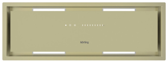 Вытяжка Korting KHI 9997 GB Бежевое стекло