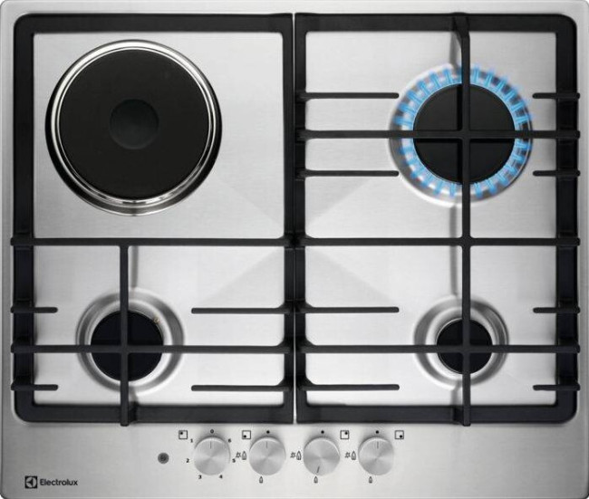 Встраиваемая комбинированная варочная панель Electrolux KGM64311X