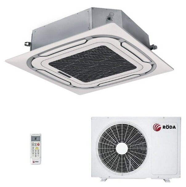 Кассетный кондиционер Roda RS-CS36AX/RU-36AX1 Кассетный кондиционер Roda RS-CS36AX/RU-36AX1