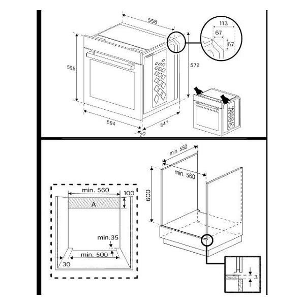 Электрический духовой шкаф Hotpoint FE8 S832 JSH IX, нержавеющая сталь