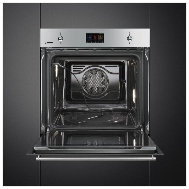 Электрический духовой шкаф smeg SFP6303WTPX