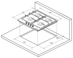 Варочная панель Kuppersberg TS 61 W Варочная панель Kuppersberg TS 61 W