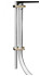 Каркасный батут Alpin 16 ft (490 см) с защитной сеткой и лестницей 490х490х276 см