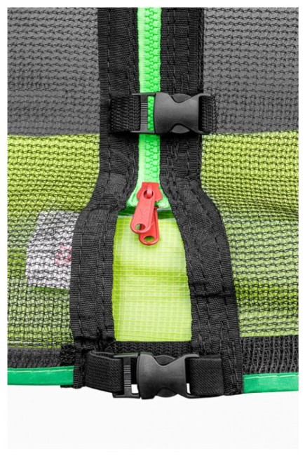 Каркасный батут Alpin 16 ft (490 см) с защитной сеткой и лестницей 490х490х276 см