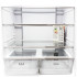 Холодильник Side by Side Ginzzu NFI-4414 White glass