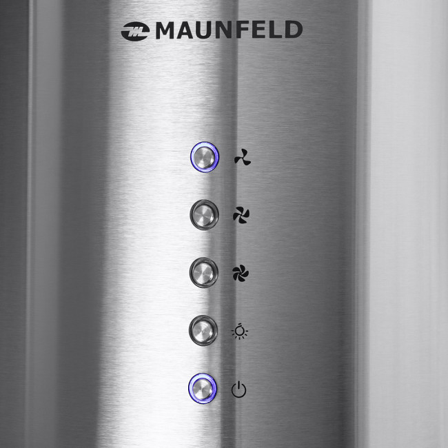 Каминная вытяжка MAUNFELD Lee Light Isla 35 нержавеющая сталь Каминная вытяжка MAUNFELD Lee Light Isla 35 нержавеющая сталь