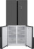 Холодильник WEISSGAUFF WCD 450 Bru Steel Glass NoFrost Inverter