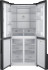 Холодильник WEISSGAUFF WCD 450 Bru Steel Glass NoFrost Inverter