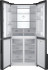 Холодильник WEISSGAUFF WCD 450 Bru Steel Glass NoFrost Inverter