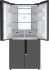 Холодильник WEISSGAUFF WCD 450 Bru Steel Glass NoFrost Inverter