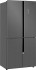 Холодильник WEISSGAUFF WCD 450 Bru Steel Glass NoFrost Inverter