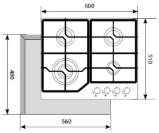 Варочная панель LEX GVG 640-1 IV Варочная панель LEX GVG 640-1 IV
