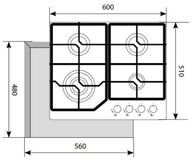 Варочная панель LEX GVG 640-1 IV Варочная панель LEX GVG 640-1 IV