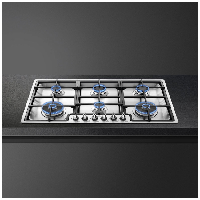 Газовая варочная панель Smeg PGF962 Газовая варочная панель Smeg PGF962