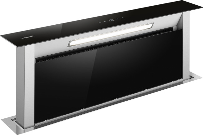 Встраиваемая вытяжка Weissgauff Down Draft 900 Touch Inverter black