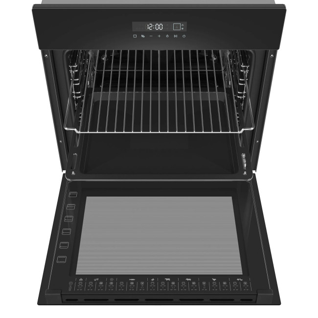 Встраиваемый электрический духовой шкаф Meferi MEO6014BK Ultra