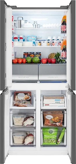 Холодильник WEISSGAUFF WCD 450 Dark Grey NoFrost Inverter