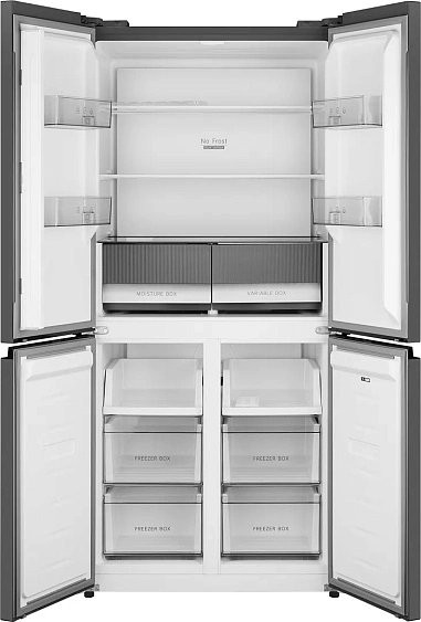 Холодильник WEISSGAUFF WCD 450 Dark Grey NoFrost Inverter