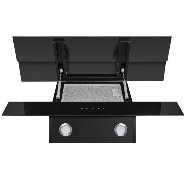 Каминная вытяжка Maunfeld Manchester Light 90 черное стекло Каминная вытяжка Maunfeld Manchester Light 90 черное стекло