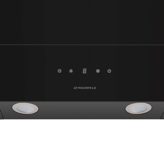 Каминная вытяжка Maunfeld Manchester Light 90 черное стекло Каминная вытяжка Maunfeld Manchester Light 90 черное стекло
