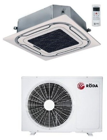 Кассетный кондиционер Roda RS-CS24AX/RU-24AX1 Кассетный кондиционер Roda RS-CS24AX/RU-24AX1