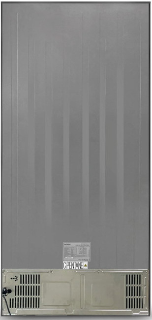 Холодильник Side by Side Ginzzu NFI-5212 Black glass