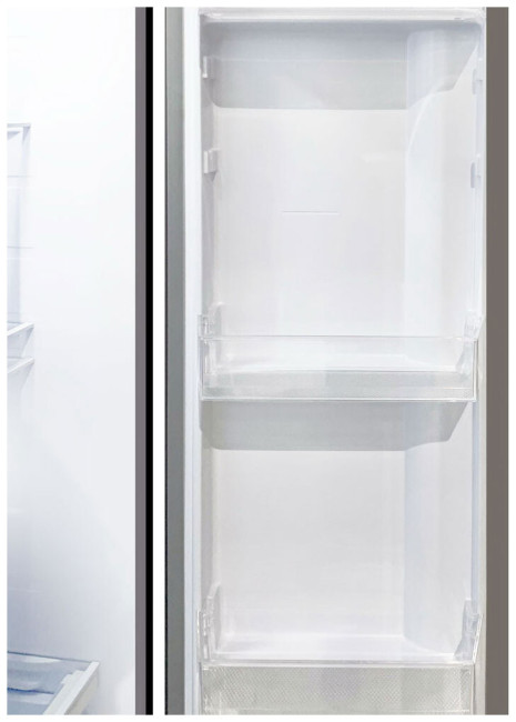 Холодильник Side by Side Ginzzu NFI-5212 Black glass