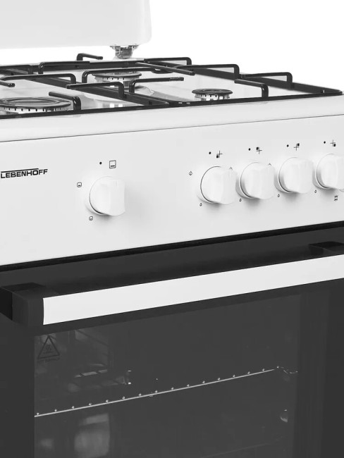 Газовая плита LebenHoff T6401G-02 белый Газовая плита LebenHoff T6401G-02 белый