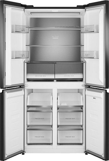 Холодильник WEISSGAUFF WCD 450 Rock Glass NoFrost Inverter Холодильник WEISSGAUFF WCD 450 Rock Glass NoFrost Inverter