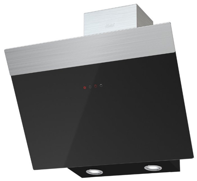 Каминная вытяжка Krona KRISTEN S 600 black/inox