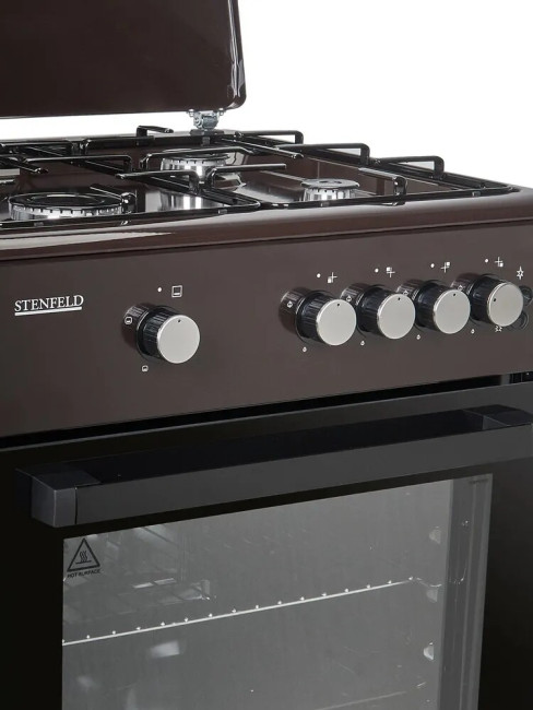 Газовая плита Stenfeld T641G-02 коричневый
