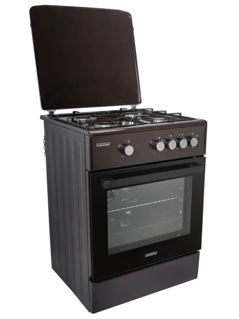 Газовая плита Stenfeld T641G-02 коричневый